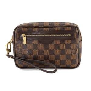 LOUIS VUITTON Brown Damier Pochette Mini Bag